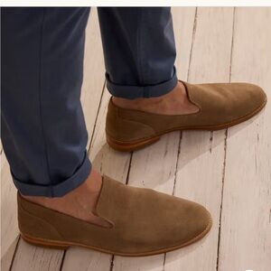 Men’s Tecovas “The Monterrey” Slip On Suede Shoes Sz 10 D EUC